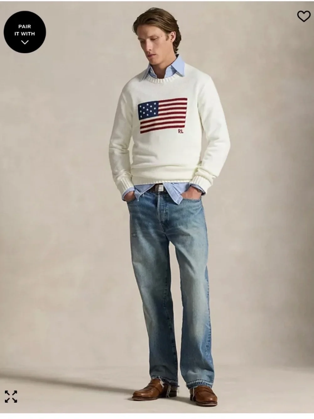 Polo Ralph Lauren American Flag Sweater